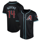 Silnrao A.Diamondbacks #14 Gabriel Moreno Player Black Limited Alternate Stitched Jerseys