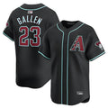 Silnrao A.Diamondbacks #23 Zac Gallen Player Black Replica Game Stitched Jerseys