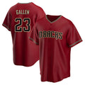 Silnrao A.Diamondbacks #23 Zac Gallen Player Red Replica Game Stitched Jerseys