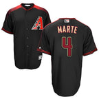 Silnrao A.Diamondbacks #4 Ketel Marte Player Black Big & Tall Replica Limited Stitched Jerseys