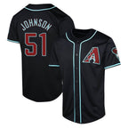 Silnrao A.Diamondbacks #51 Randy Johnson Player Black Limited Alternate Stitched Jerseys