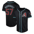 Silnrao A.Diamondbacks #57 Eduardo Rodriguez Player Black Limited Alternate Stitched Jersey