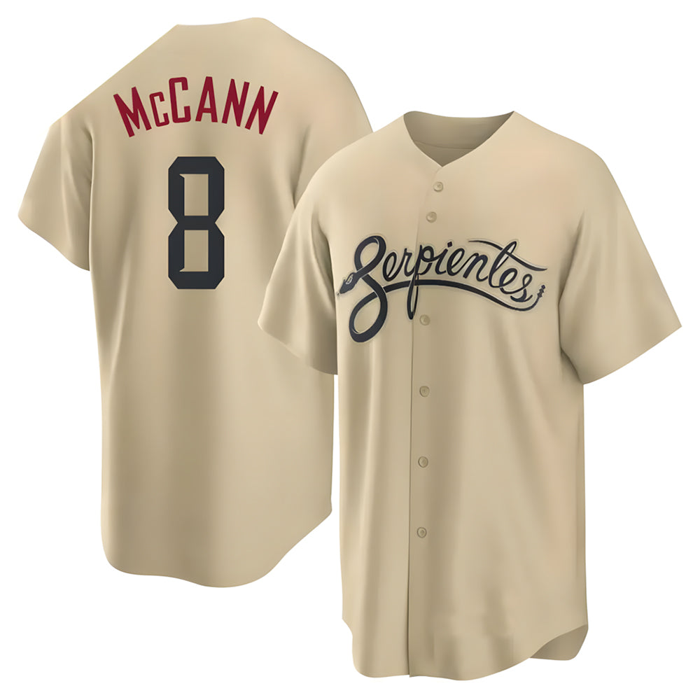 Silnrao A.Diamondbacks #8 James McCann Player Gold Replica 2026 City Connect Cool Stitched Jersey