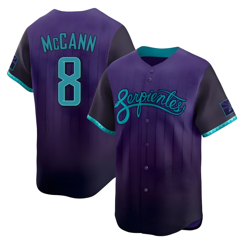 Silnrao A.Diamondbacks #8 James McCann Player Red Limited Alternate Stitched Jersey