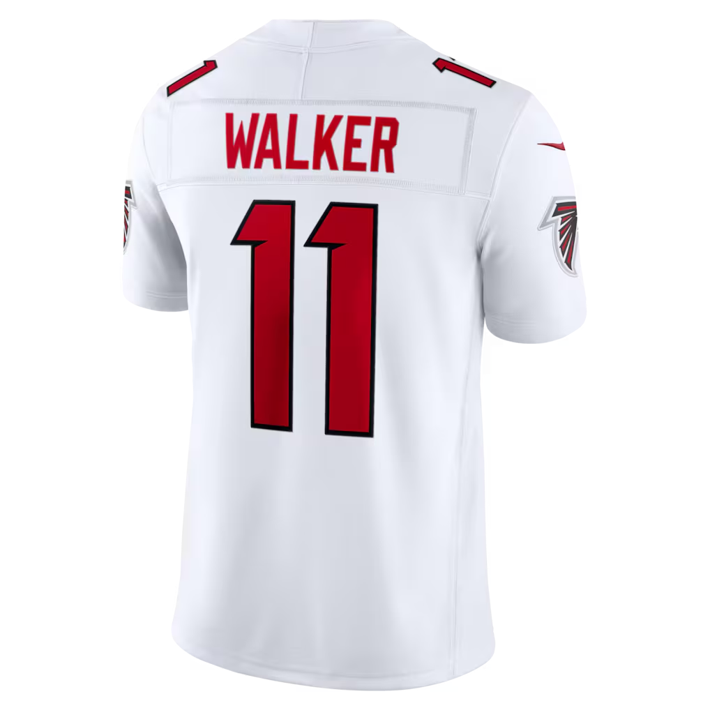 Silnrao A.Falcons #11 Jalon Walker White Vapor F.U.S.E. Stitched Limited Jerseys