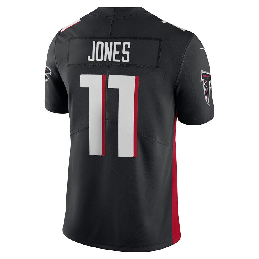 Silnrao A.Falcons #11 Jalon Walker Player Black Alternate Vapor F.U.S.E. Limited  Stitched Jerseys