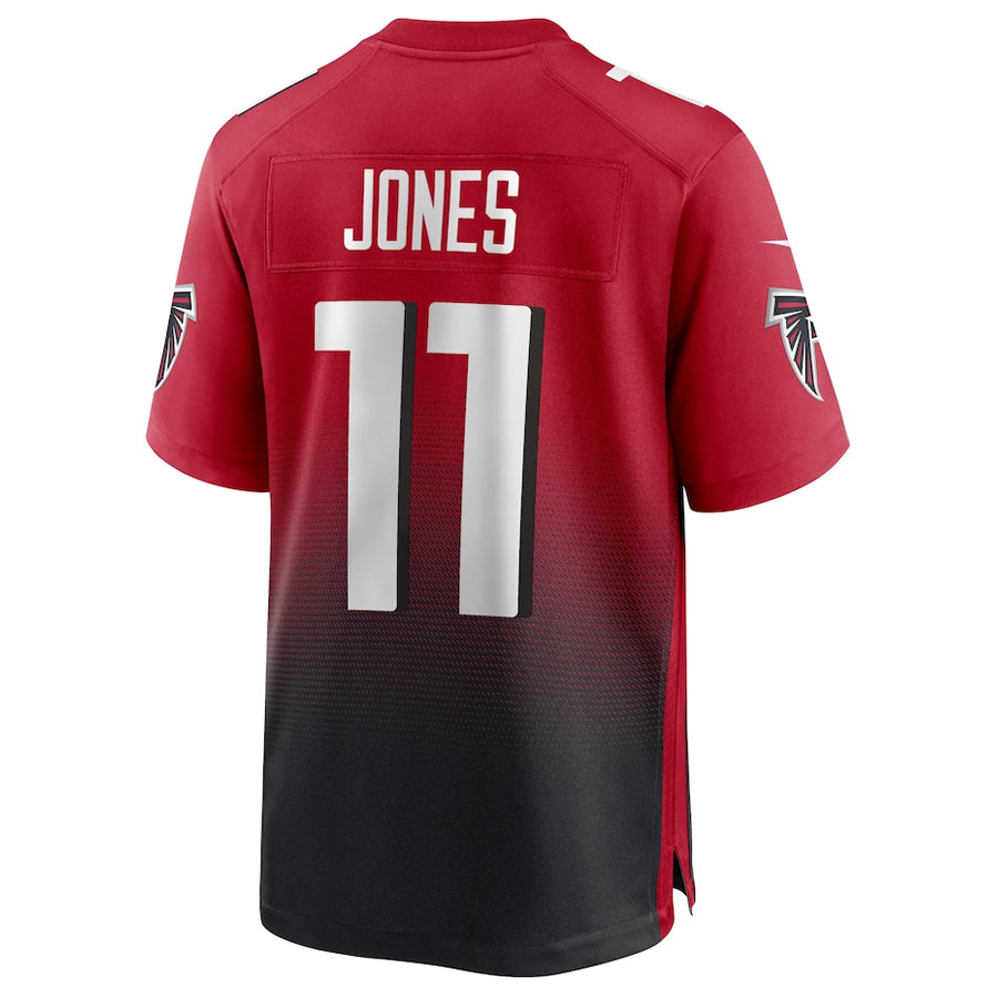 Silnrao A.Falcons #11 Jalon Walker Player Red Home Game Stitched Jerseys