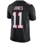 Silnrao A.Falcons #11 Julio Jones Player Black Vapor Untouchable Limited  Stitched Jerseys