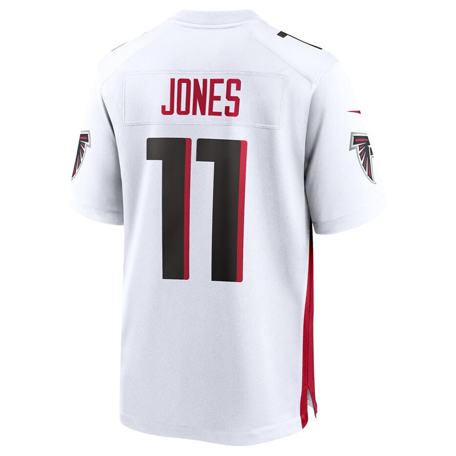 Silnrao A.Falcons #11 Julio Jones Player White Home Game Stitched Jerseys