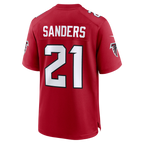 Silnrao A.Falcons #21 Deion Sanders Red Retired Player Game Stitched Jerseys