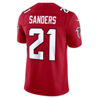 Silnrao A.Falcons #21 Deion Sanders Red Vapor F.U.S.E. Stitched Retired Limited Jerseys