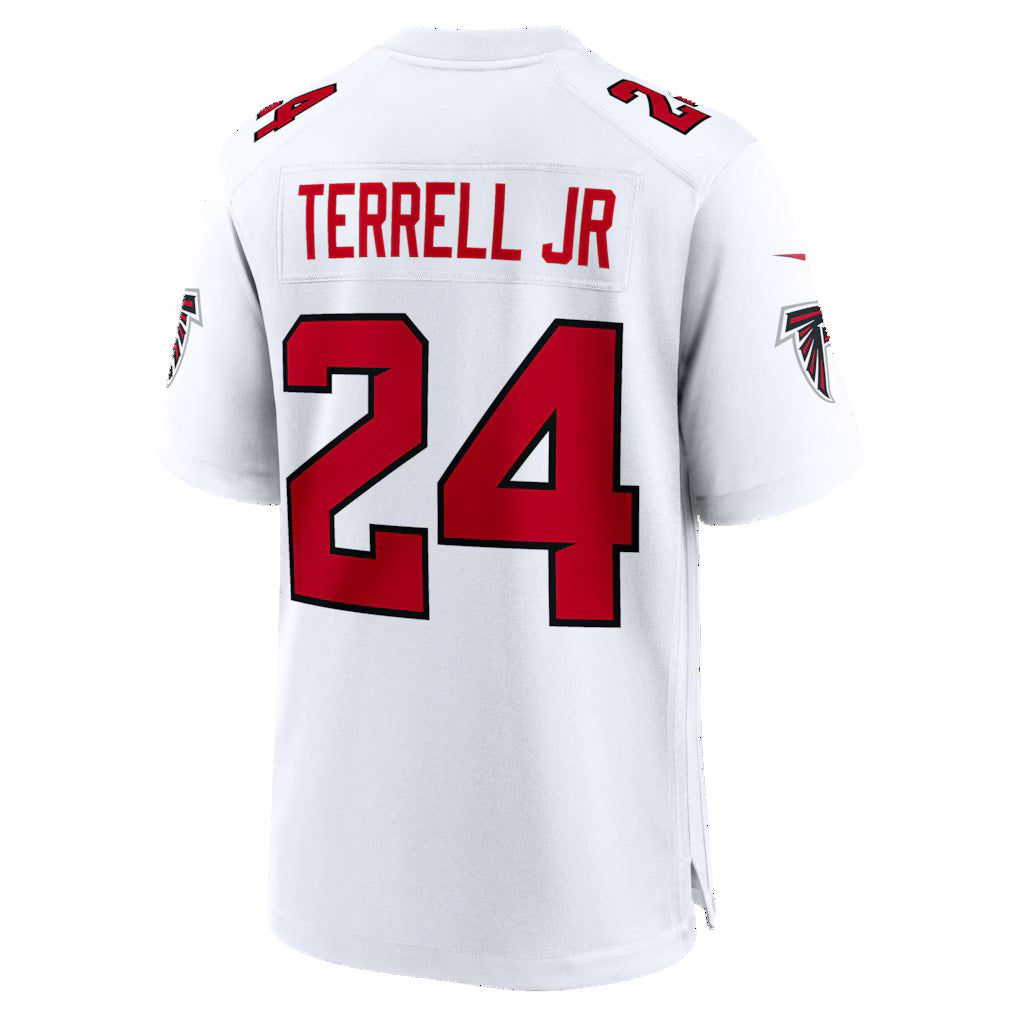 Silnrao A.Falcons #24 A.J. Terrell White Game Stitched Jerseys