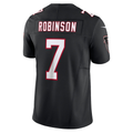 Silnrao A.Falcons #7 Bijan Robinson Black Alternate Vapor F.U.S.E. Limited Stitched Jerseys