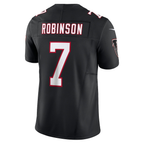 Silnrao A.Falcons #7 Bijan Robinson Black Alternate Vapor F.U.S.E. Limited Stitched Jerseys