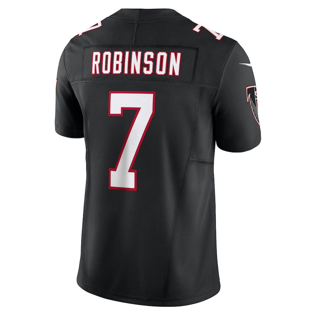 Silnrao A.Falcons #7 Bijan Robinson Black Alternate Vapor F.U.S.E. Limited Stitched Jerseys