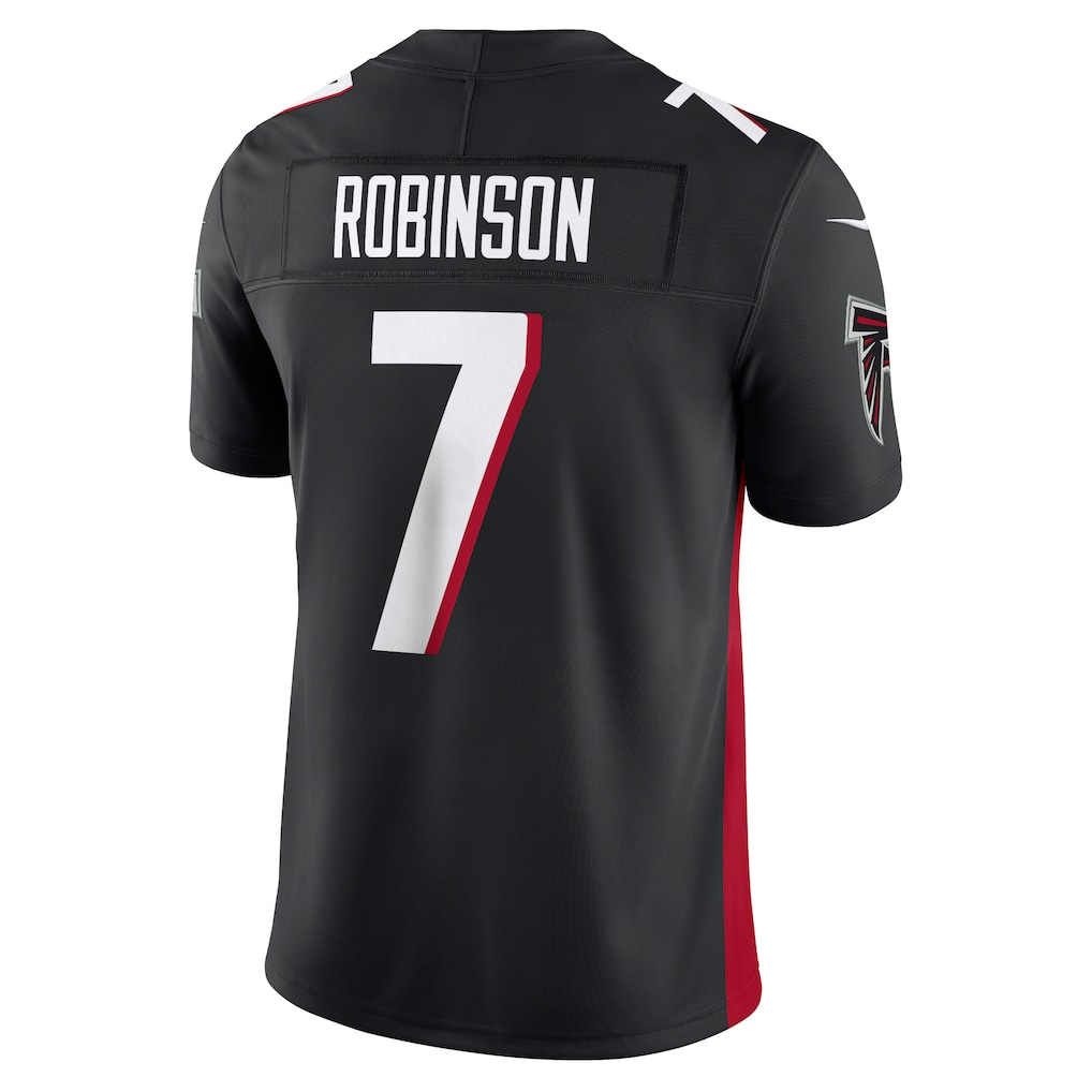 Silnrao A.Falcons #7 Bijan Robinson Black Vapor F.U.S.E. Limited Stitched Jerseys