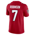 Silnrao A.Falcons #7 Bijan Robinson Red Team Vapor F.U.S.E. Stitched Limited Jerseys