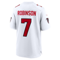 Silnrao A.Falcons #7 Bijan Robinson White Game Stitched Jerseys
