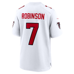 Silnrao A.Falcons #7 Bijan Robinson White Game Stitched Jerseys