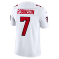 Silnrao A.Falcons #7 Bijan Robinson White Vapor F.U.S.E. Stitched Limited Jerseys