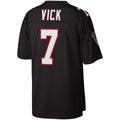 Silnrao A.Falcons #7 Michael Vick Mitchell & Ness Black Legacy Replica Stitched Jerseys