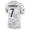 Silnrao A.Falcons #7 Bijan Robinson Player Camo Salute to Service Limited Stitched Jerseys