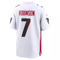 Silnrao A.Falcons #7 Bijan Robinson Player White Game Home Stitched Jerseys