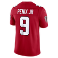 Silnrao A.Falcons #9 Michael Penix Jr. Red Team Vapor F.U.S.E. Limited Stitched Jerseys
