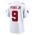 Silnrao A.Falcons #9 Michael Penix Jr. White Game Stitched Jerseys