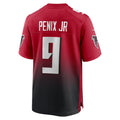 Silnrao A.Falcons #9 Michael Penix Jr. Player Red Home Game Stitched Jerseys