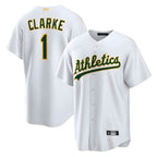 Silnrao Athletics #1 Denzel Clarke player White Home 2026 Official Stitched Jersey