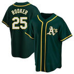 Silnrao Athletics #25 Brent Rooker Player Green Replica Alternate Stitched Jersey