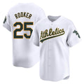 Silnrao Athletics #25 Brent Rooker Player White Limited Home Stitched Jersey