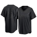 Silnrao Athletics #5 Jacob Wilson Black Replica Pitch Fashion T shirt Stitched Jersey