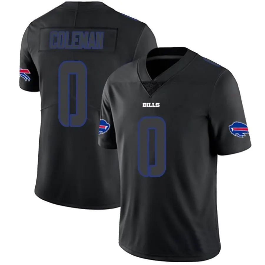 Silnrao B.Bills #0 Keon Coleman Player Black Legend Elite Limited Stitched Jerseys