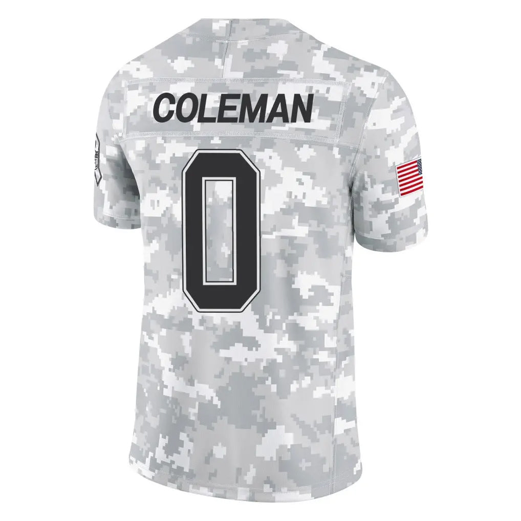 Silnrao B.Bills #0 Keon Coleman Player Limited Arctic Camo Salute to Service Stitched Jerseys
