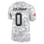 Silnrao B.Bills #0 Keon Coleman Player Limited Arctic Camo Salute to Service Stitched Jerseys