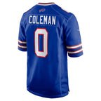 Silnrao B.Bills #0 Keon Coleman Player Royal Home Game Stitched Jerseys
