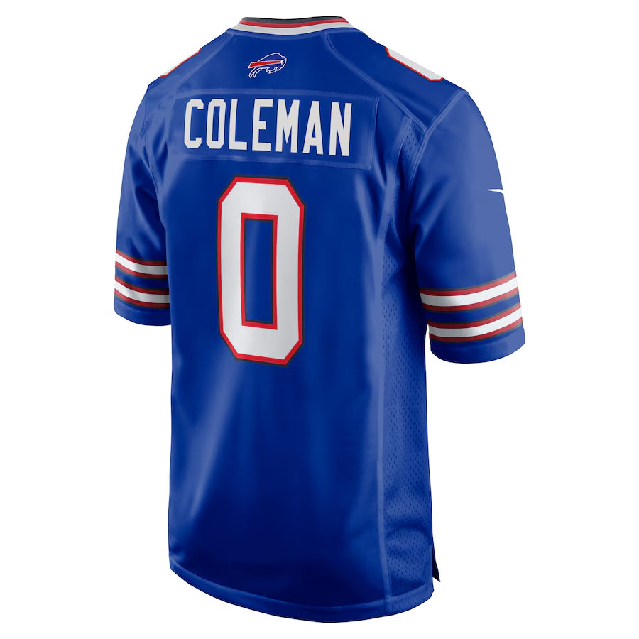 Silnrao B.Bills #0 Keon Coleman Player Royal Home Game Stitched Jerseys