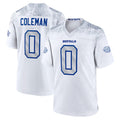 Silnrao B.Bills #0 Keon Coleman Player White Rivalries Collection Game  Stitched Jerseys