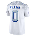 Silnrao B.Bills #0 Keon Coleman Player White Rivalries Collection Limited Stitched Jerseys