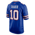 Silnrao B.Bills #10 Khalil Shakir Player Royal Game  Stitched Jerseys