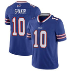Silnrao B.Bills #10 Khalil Shakir Player Royal Vapor F.U.S.E. Limited  Stitched Jerseys