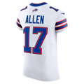 Silnrao B.Bills #17 Josh Allen White Vapor F.U.S.E. Elite Stitched Jerseys