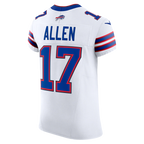Silnrao B.Bills #17 Josh Allen White Vapor F.U.S.E. Elite Stitched Jerseys