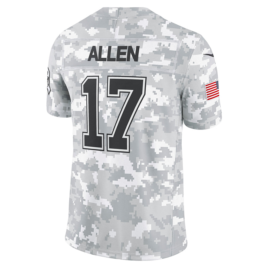 Silnrao B.Bills #17 Josh Allen Player Arctic Camo Salute to Service Limited Stitched Jerseys