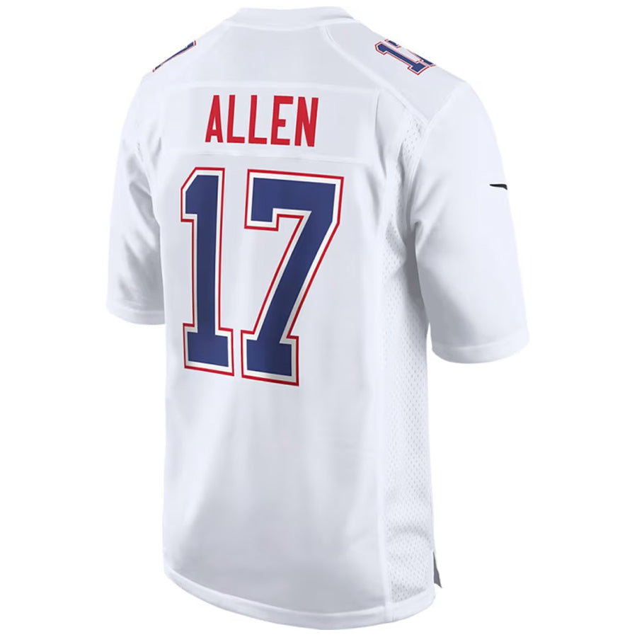 Silnrao B.Bills #17 Josh Allen Player White Tundra Stitched Jerseys