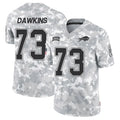Silnrao B.Bills #73 Dion Dawkins Player Arctic Camo Salute to Service Limited  Stitched Jerseys