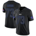 Silnrao B.Bills #73 Dion Dawkins Player Black Limited Stitched Jerseys
