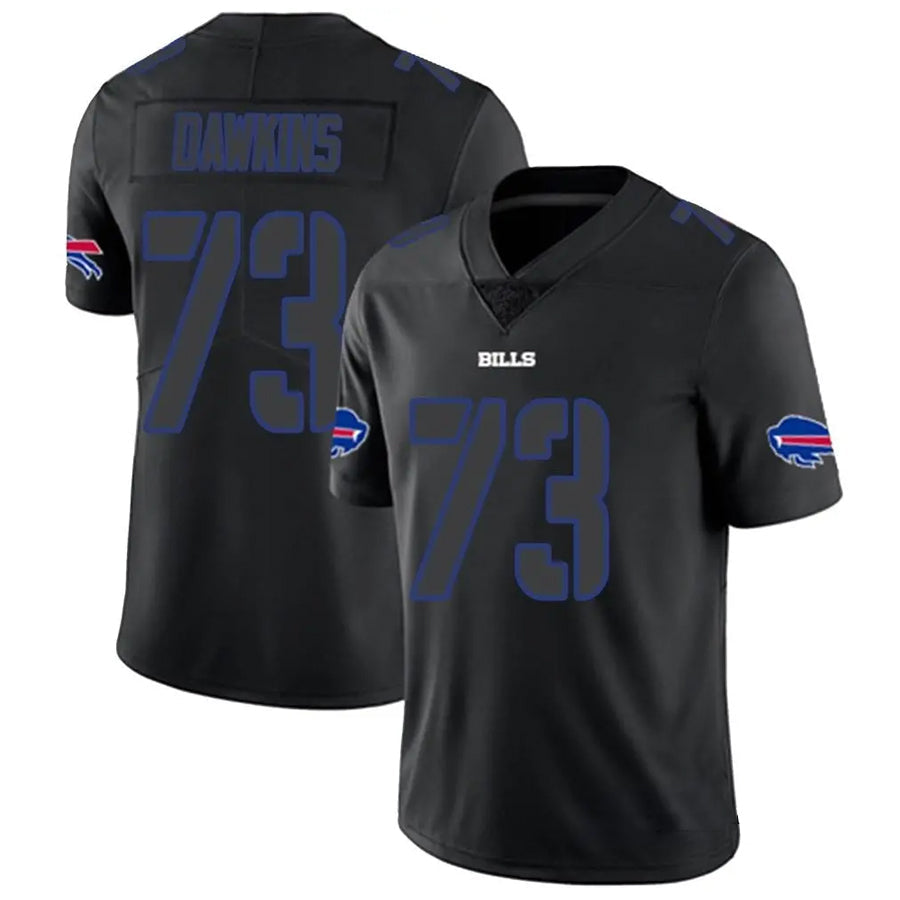 Silnrao B.Bills #73 Dion Dawkins Player Black Limited Stitched Jerseys